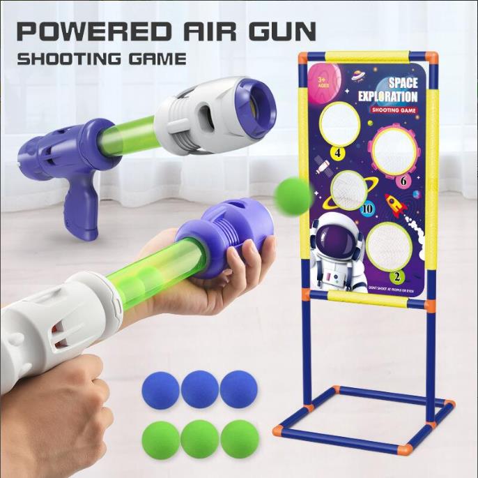 おもちゃ 男の子 射的セットポッパーガン 男の子 女の子 小学生 プレゼント 子供 人気 銃 的あて ガン ..
