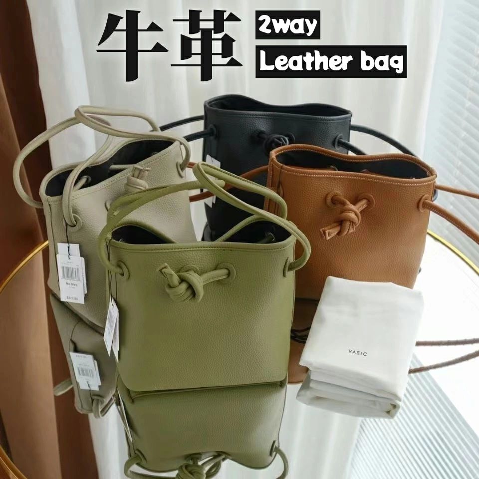 2way ドローストリング バッグ 巾着 巾着バッグ ハンドバッグ ショルダーバッグ 牛革 牛床革 斜めがけ 大人 ミニバッグ 軽い 軽量 きれいめ 小さめ カジュアル フォーマル レザー おしゃれ レディース 春 夏 韓国 メンズ