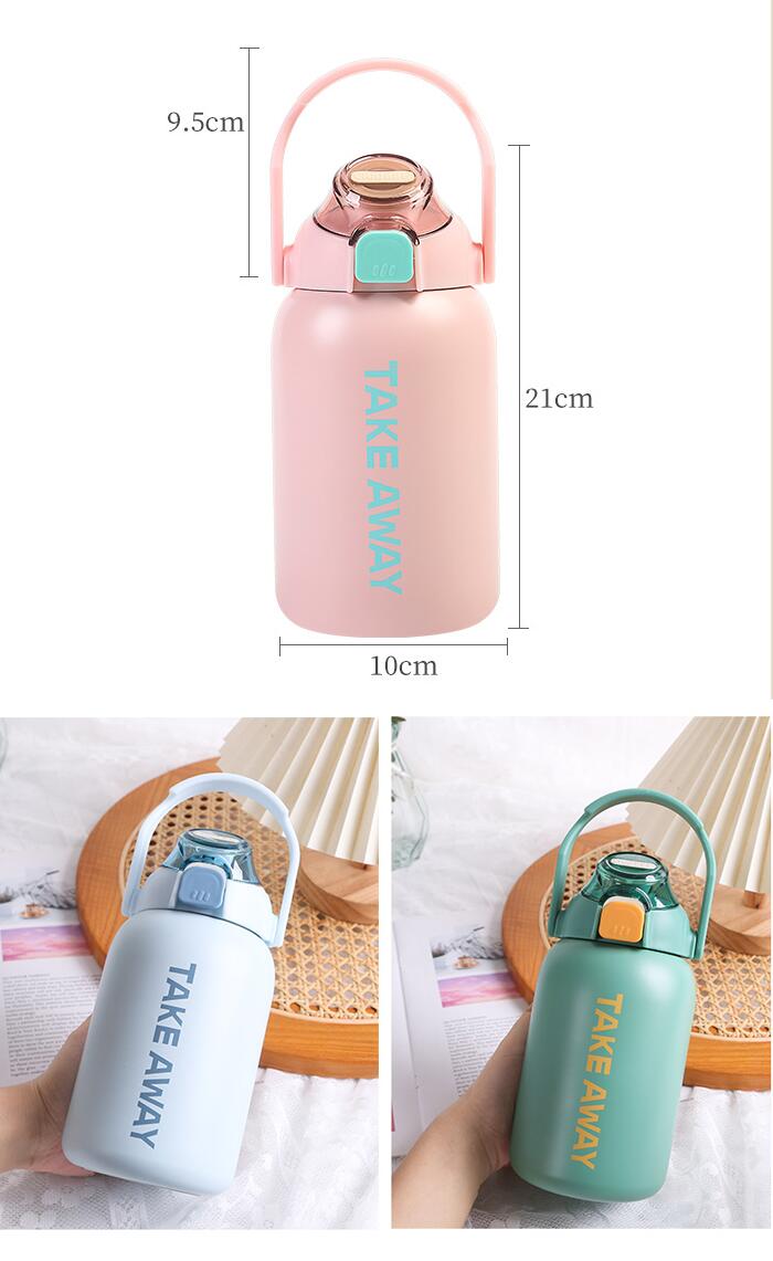 商品説明商品仕様【素材材質】304ステンレス【保温時間】6-12H【容量】850ml【カラー】ピンク、グリーン、ブルー、ブラック、ベージュステンレス真空断熱構造でしっかり外気温を遮断、保温保冷効果に優れています。発送在庫について発送について土日祝日は休業日とさせて頂いております。弊店は発送時間の指定を承っておりませんので、ご了承ください。在庫について商品によっては、弊社運営の多店舗と在庫を共有しているものがございます。ご注文頂くタイミングによっては、ホームページ上で在庫がある商品も欠品になる場合がございます。入荷待ち/突然に在庫切れの商品に関しましては、別途メールにてご連絡差し上げます。ご了承の上ご注文下さいます様お願い申し上げます。注意商品のお色は撮影時の環境、ディスプレイの発色などにより実物と多少の違いが生じることがございます。予めご了承下さい。色違い、商品違い、大きな欠陥の場合は、到着後ぜひご連絡下さい 。サイズは、実寸サイズを測っているため多少誤差がでる場合があります。ラッピングは承っておりません。仕様デザインは改良のため予告なく変更することがあります。検索キーワードワンタッチオープンですぐ飲める！直飲み&amp;ストロー水筒 マグ おしゃれ ストロー付き マグボトル ボトル ハンドル 持ち手 ステンレスボトル 水筒 850ml スポーツドリンク 大人 コーヒー 持ち運び 洗いやすい プレゼント ギフト 保温 保冷 魔法瓶 ロック機能 スマホスタンドメーカー希望小売価格はメーカーサイトに基づいて掲載しています商品説明商品仕様【素材材質】304ステンレス【保温時間】6-12H【容量】850ml【カラー】ピンク、グリーン、ブルー、ブラック、ベージュステンレス真空断熱構造でしっかり外気温を遮断、保温保冷効果に優れています。発送在庫について発送について土日祝日は休業日とさせて頂いております。弊店は発送時間の指定を承っておりませんので、ご了承ください。在庫について商品によっては、弊社運営の多店舗と在庫を共有しているものがございます。ご注文頂くタイミングによっては、ホームページ上で在庫がある商品も欠品になる場合がございます。入荷待ち/突然に在庫切れの商品に関しましては、別途メールにてご連絡差し上げます。ご了承の上ご注文下さいます様お願い申し上げます。注意商品のお色は撮影時の環境、ディスプレイの発色などにより実物と多少の違いが生じることがございます。予めご了承下さい。色違い、商品違い、大きな欠陥の場合は、到着後ぜひご連絡下さい 。サイズは、実寸サイズを測っているため多少誤差がでる場合があります。ラッピングは承っておりません。仕様デザインは改良のため予告なく変更することがあります。検索キーワードワンタッチオープンですぐ飲める！直飲み&amp;ストロー水筒 マグ おしゃれ ストロー付き マグボトル ボトル ハンドル 持ち手 ステンレスボトル 水筒 850ml スポーツドリンク 大人 コーヒー 持ち運び 洗いやすい プレゼント ギフト 保温 保冷 魔法瓶 ロック機能 スマホスタンド