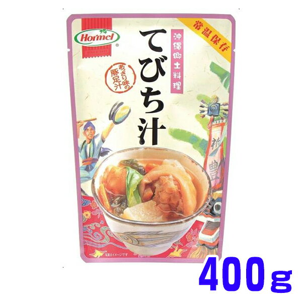 プルンとした食感の豚足が入った、お吸い物です。大根、人参、昆布が入ったバランスのとれたてびち汁です。内容量　：　400g（1袋あたり）原材料　：　豚足（国産）、野菜（大根、人参）、液体鰹だし、昆布、しょう油、おろし生姜、食塩／調味料（アミノ酸等）、増粘剤（キサンタン）、（一部に小麦、豚肉、大豆を含む）