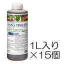 DiNAプロリン1号 1L入り×15個セット | 核酸、アミノ酸(プロリン・メチオニン)及びケルパック66(海藻エキス)が主成分の液肥 DNA ロイヤルインダストリーズ