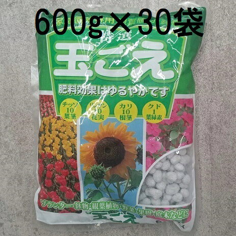 Rakuten - (30個セット特価) 玉ごえ 600g 玉肥 ホワイトボール 観葉植物に プランターに　zs