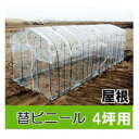 替えビニール 屋根用 ダイムハウス (ビニールハウス) 4坪用 ※本体は別途お求めください。第一ビニール DAIM