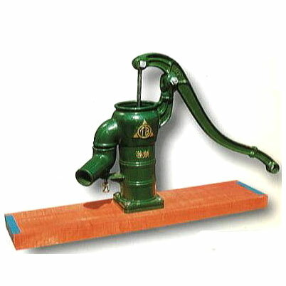 手押しポンプ 共柄台付 TB32PD ガチャポン プラ玉ワンゴム付 ピストン付 ［T32PD］ 東邦工業【smtb-ms】