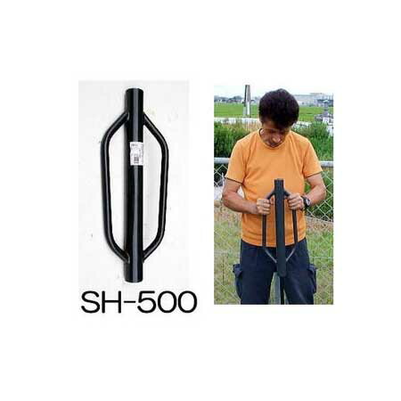打込みハンマー (小) 支柱ハンマー SH-500 打込器 打込み器 PD-50 シンセイ 打ち込みハンマー 内径42mm×全長500mm 重量2.6kg