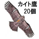 (20個セット) 鳥追い カイト鷹 KD-180 (4mファイバーポール支柱付) 防鳥具 愛農 AINO zs