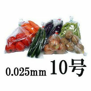 楽天瀧商店（5000枚入） ラップイン OPP防曇袋 新鮮パック #25 10号 4穴 0.025×180×270 ホリアキ［野菜袋 瀧商店］