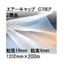 酒井化学工業 梱包資材 エアーキャップ (2層品) ポリエチレン製 (色:ピンク) 気泡緩衝材 C70EP (1200mm×200m 粒径10mm)×1巻 (旧...