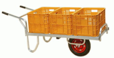 ハラックス コン助 CN-60DX (法人個人選択) エアータイヤ (TR-13×3DX) ブレーキ無 アルミ製 平型一輪車