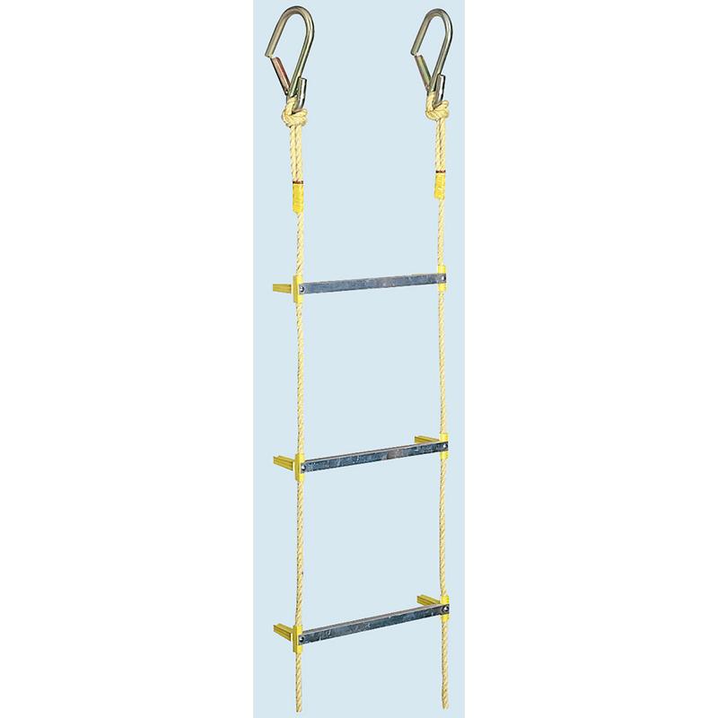 Rakuten - 八ツ矢工業 アルミ縄はしご 小カギ付 8m 7.2kg 12044 ヤツヤ 避難用縄はしご 避難ハシゴ (法人個人選択)