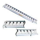 (2本セット 限定特価) 昭和ブリッジ SBA-360-40-3.0 (全長3.6M×有効幅40cm) 3.0トンアルミブリッジ (ツメタイプ) SBA型 (法...