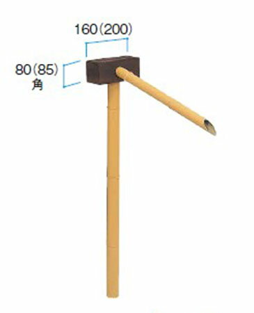 高さ（mm）：H900 駒頭:天然木（栂） ※人工竹部、流れの長さは別注が可能です。 ※寸法図（　）内の数値は3尺タイプの寸法〔mm〕 ●天然素材製品は色や寸法に多少の誤差があります。 ●天然素材製品は時間の経過とともに色が変化します。定期的なメンテナンスを行ってください。 ●受注生産は納期がかかります。必ず納期をご確認ください。 ●天然竹垣製品は時間の経過にかかわらず、虫喰いやカビが発生することがございます。バンブーガード（別売り）をご使用ください。 北海道・沖縄・離島への送料はお見積りになります。
