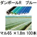 (100本セット) ダンポールR マル65 ×1.8m 青 トンネル幅80cm (個人宅配送OK) [ブルー 家庭菜園 園芸支柱 園芸用支柱 トンネル 強靭 瀧...