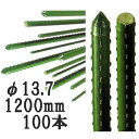 (100本セット) セキスイ 農業用支柱 (プロ仕様 業務用) イボ竹 φ13.7×1200mm【いぼ竹】 日本製 積水樹脂 13.7mm×1200mm 13.7×1.2 (法人個人選択)