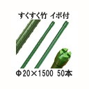 (法人限定)すくすく竹 イボ付 農業用支柱 すくすく イボ竹 φ20mm×1500mm 50本単位 DAIM 第一ビニール (個人宅配送不可) [農機具、園芸用...