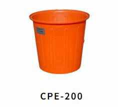 乐天商城 - モリマーサム樹脂工業 丸型開放容器 CPE-200 200L 大型容器 丸型容器 (個人宅配送不可)