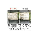 (中敷き不要) 育苗箱 すくすく 100枚セット 軽労化育苗箱お届け先法人個人別