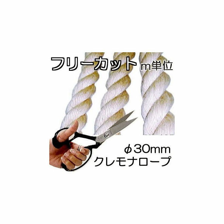 (日本製) クレモナロープ 直径30mm 長さ カット販売 