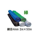 #420 -50G スカイラッセル 防風網 (緑) 2m×50m 網目4mm 東京戸張(法人 or 営業所引取り)