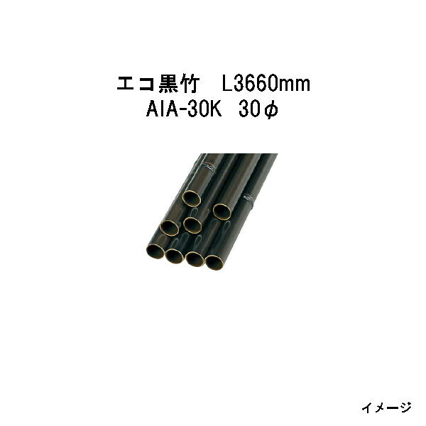 Bamboo - エバーバンブー（人工強化竹垣）エコ黒竹　L3660mm　52979700 AIA-30K 30φ[タカショー エクステリア 庭造り DIY 瀧商店]