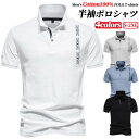 【全商品12%OFF★P10倍】ポロシャツ 半袖 綿100% メンズ 無地 Tシャツ 刺? 大きいサイズ 吸汗速乾 トップス 仕事着 半袖tシャツ カジュアル ボタン Polo ゴルフウェア オフィス おしゃれ 紳士 ビジネス プレゼント 父の日 誕生日 メンズファッション