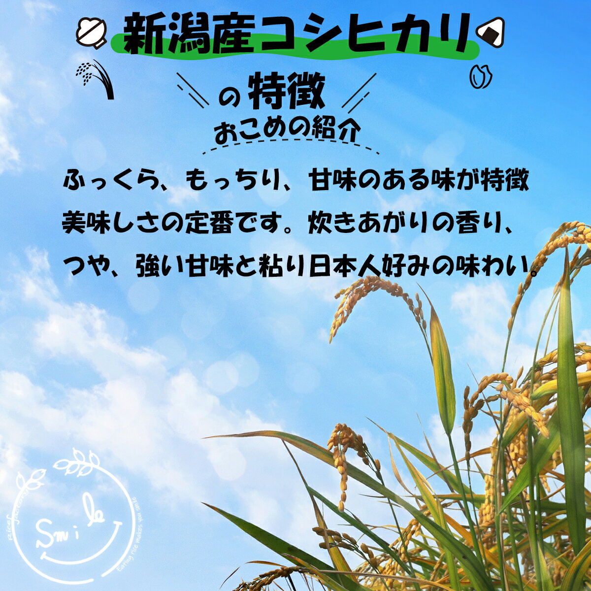【米屋女子企画　食味値上位厳選米 】令和6年産　新潟産コシヒカリ　魚沼産コシヒカリ　新潟産 新之助　2合 真空(300g) 3個入りケース付き ご自宅用 贈り物に最適 プレゼント　プチギフト　オシャレ　新鮮　長持ち　食べ比べ かわいい　スマイル　白米