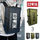 全3色 EDWIN エドウイン デカロゴ BOX型 21.6L PUナイ