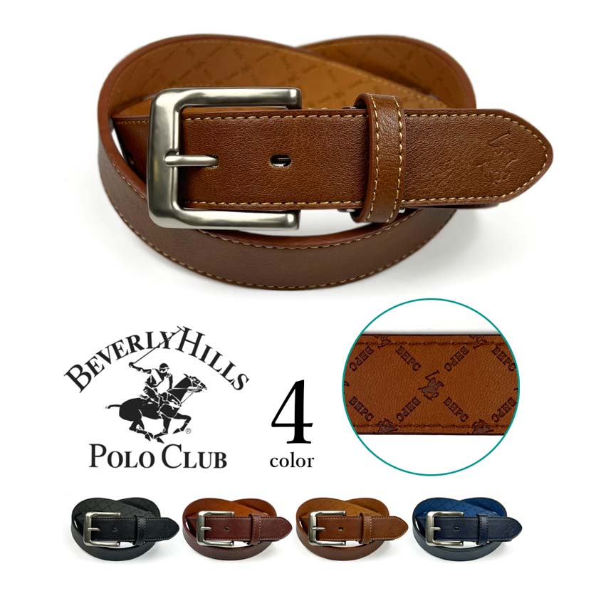 S4F@BEVERLY HILLS POLO CLUB ro[qY|Nu Xeb`fUCU[xg 3.4cm Y fB[X jZbNX  v v[g 蕨