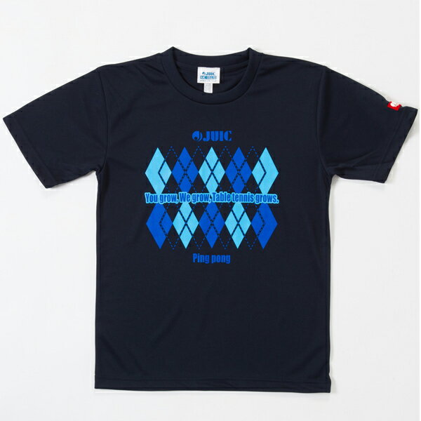 ジュウイック (JUIC) ahg0191 アーガイルT 卓球 ユニフォーム JUIC ジュイック 卓球ウェア 半袖 トップス