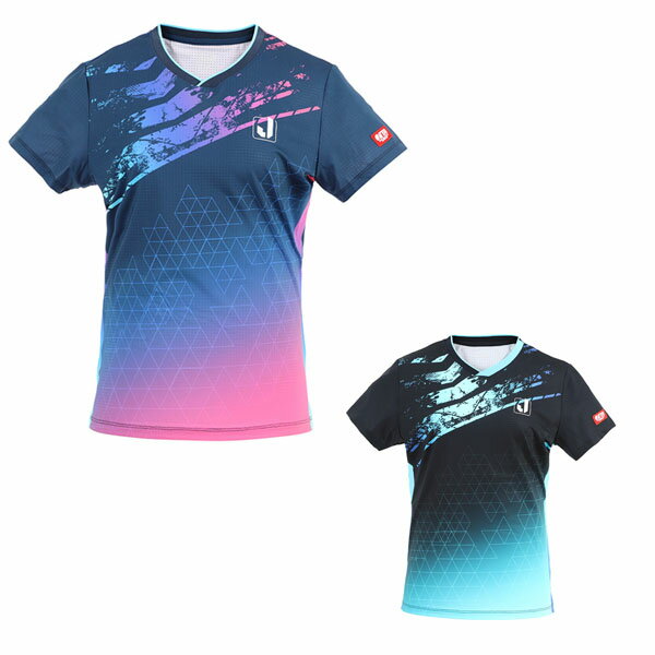 コーデS（レディース）卓球ウェア 卓球 ユニフォーム トップス キッズ ジュニア 半袖 JUIC ahg0338 S-XXL