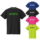 Andro アンドロ ナパTシャツ デオ ajg0234 卓球ウェア トップス 半袖Tシャツ JTTA公認ユニフォーム メンズ レディース キッズ ジュニア 男...