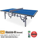 卓球台 国際規格 家庭用にも テーブルテニス SAN-EI 三英 sat0004 Absolute-W Advanced (ブルー) (14-332)