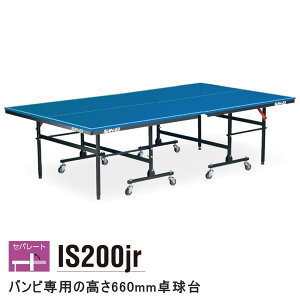 卓球台 国際規格 家庭用にも テーブルテニス SAN-EI 三英 sat0020 IS200Jr (ブルー) (18-700)