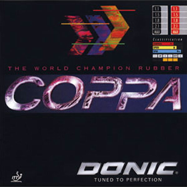 卓球 ラバー 初心者 中級者 上級者 卓球ラバー ala0022 DONIC ドニック コッパ