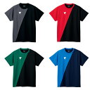 卓球ウェア ユニフォーム トップス ゲームシャツ 半袖 VICTAS ヴィクタス aog0134 TシャツV-TS230 ※グリーン ブラック と レッド ブラック は完売しました
