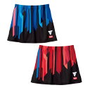 VICTAS ヴィクタス aoh0059 ゲームスコート(V-SK302) 2XS-3XL バックメッシュドライ JTTA公認 吸汗速乾 昇華プリント レディス 異形断面糸使い サイバーグラフィック柄 レディース その1