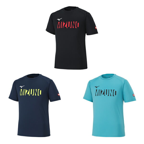 Mizuno ミズノ ゲームシャツ 丸首 卓球 ユニセックス ユニフォーム トップス 半袖 メンズ レディース キッズ ジュニア 小学生 中学生 高校生 大学生 部活 82JAA111 apg0489