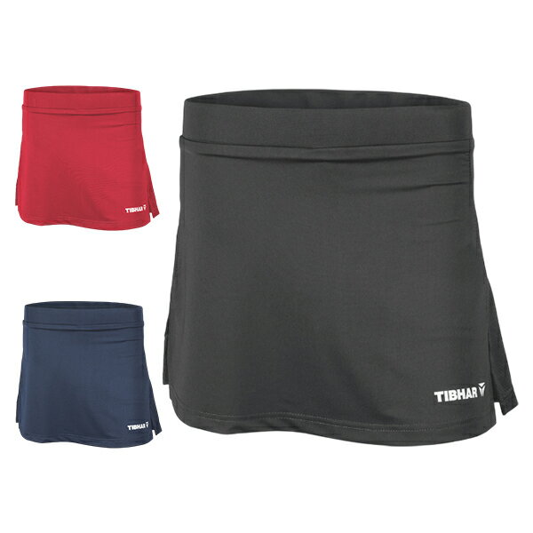 TIBHAR ティバー ムンド(MUNDO) スコート aih0031 卓球 スコート ユニフォーム JTTA公認 ボトムス キッズ ジュニア レディース 女性...