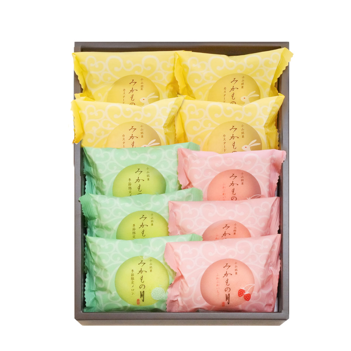 萬葉の月10個入　高級　和菓子　詰合わせギフト！化粧箱入　熨斗対応可　贈り物　贈答用　イベント　プレゼント　お中元　お歳暮　お年賀