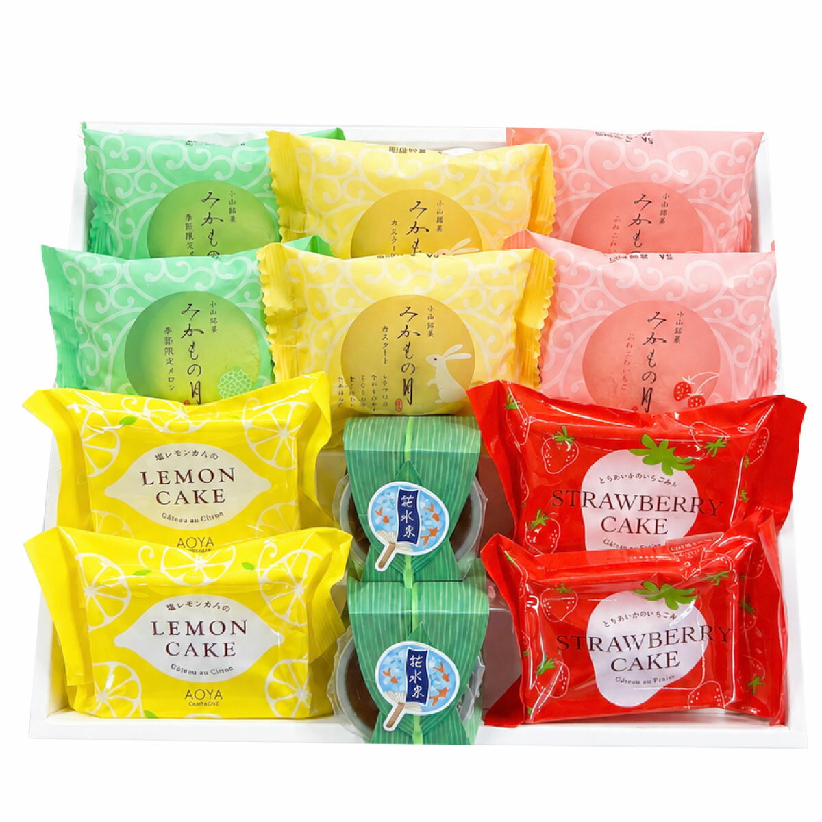 夏の特別ギフト詰合12個入　高級　和菓子　詰合わせギフト！化粧箱入　熨斗対応可　贈り物　贈答用　イベント　プレゼント　お　中元　お歳暮　お年賀