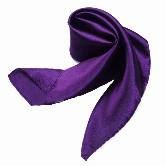 カラフル艶やかなシルク調スカーフ シルクロードの起点【西安】からの贈り物 美品激安 60角企業制服スカーフ