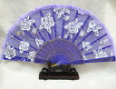 ラメ入りレース扇子バレエ用品/発表会/舞台用扇子/フラメンコ/キトリの扇子