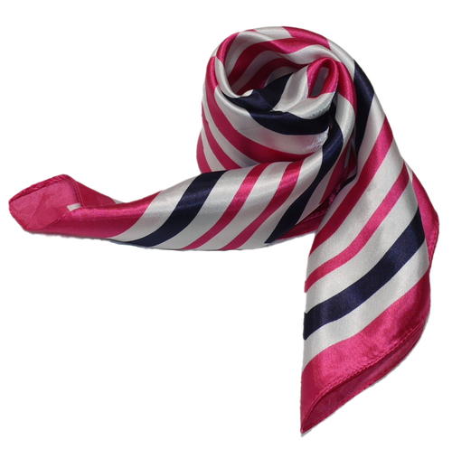 カラフル艶やかなシルク調スカーフ シルクロードの起点【西安】からの贈り物 美品激安 60角企業制服スカーフ