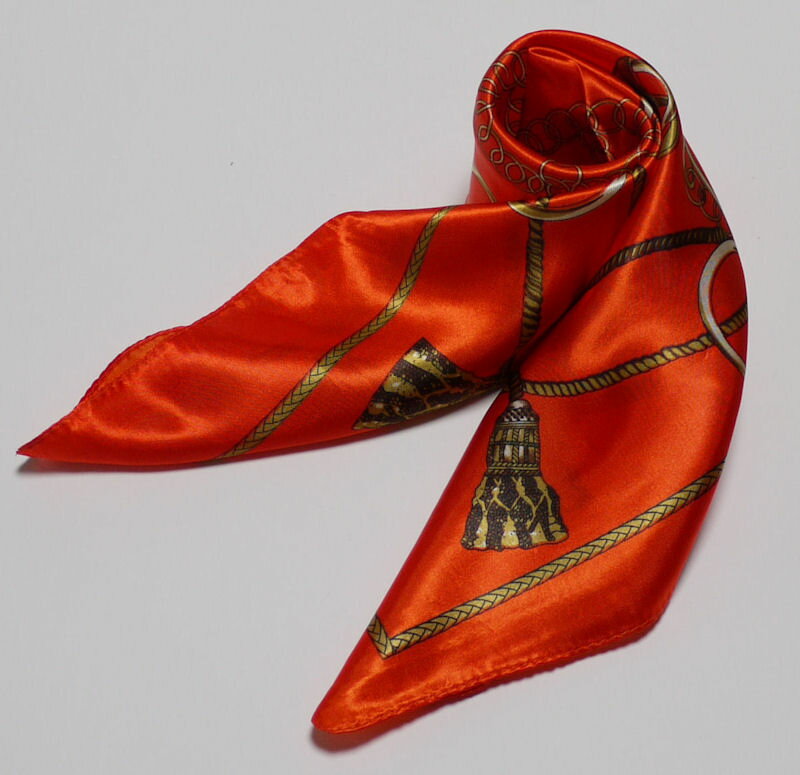 カラフル艶やかなシルクスカーフ シルクロードの起点【西安】からの贈り物 ★美品激安★ 中国雑貨