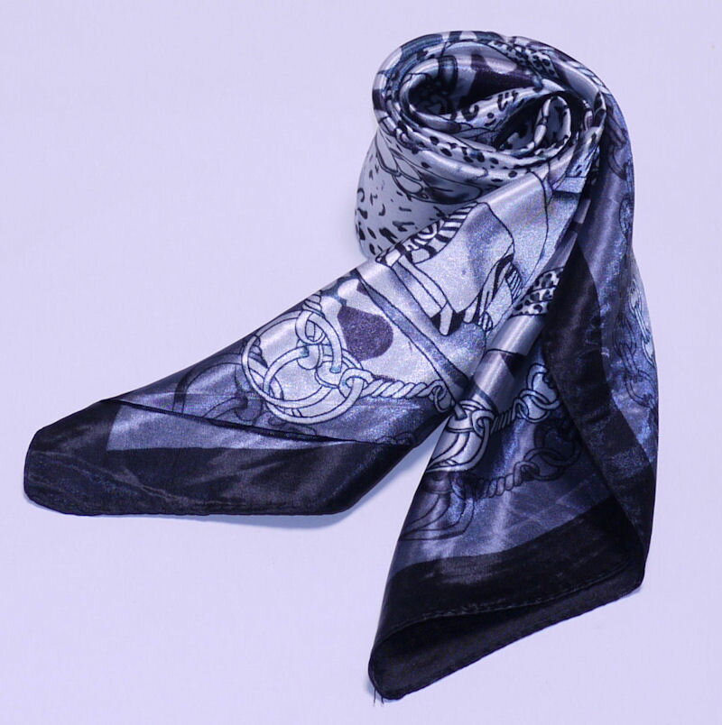 カラフル艶やかなシルクスカーフ シルクロードの起点【西安】からの贈り物 ★美品激安★ 中国雑貨