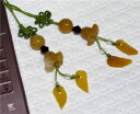 携帯ストラップ 玉石彫刻 2pセット つるし飾り 身につけるだけで お守りになる開運 パワーストーン 携帯ストラップ