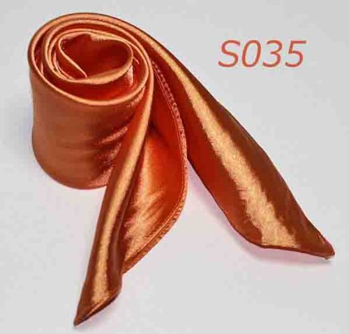 カラフル艶やかなシルク調スカーフ シルクロードの起点【西安】からの贈り物 美品激安 60角企業制服スカーフ