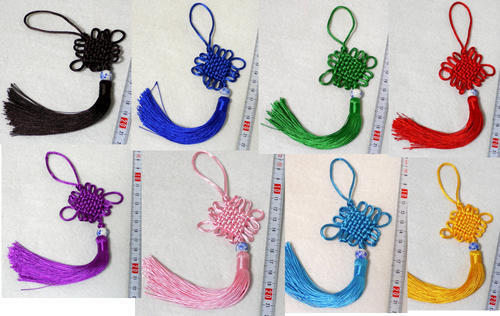 玉付シンプルなアクセサリー 中国結びタッセル 素朴な房 つるし飾り インテリア小物　さがりもの装飾品..