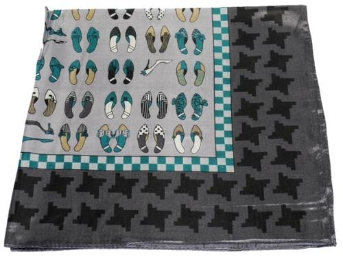 かわいいシルク調スカーフ　中判 60cm正方形スカーフリボン　事務服 企業制服スカーフ 鮮やかで顔まわり華やかUP　手首に、デニムに、バッグに、無限に使える人気柄スカーフ激安