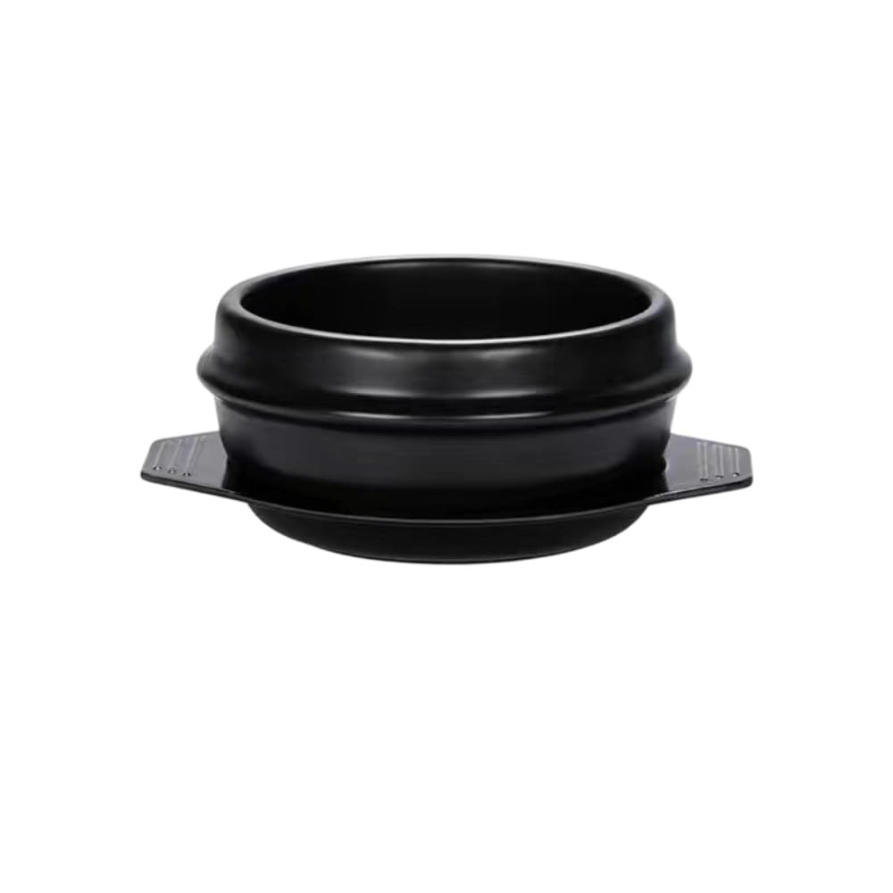 土鍋、ファミリーレストランに最適、様々な料理に対応、保温性に優れ、鉄鍋のような耐久性。 (1500,ブ..